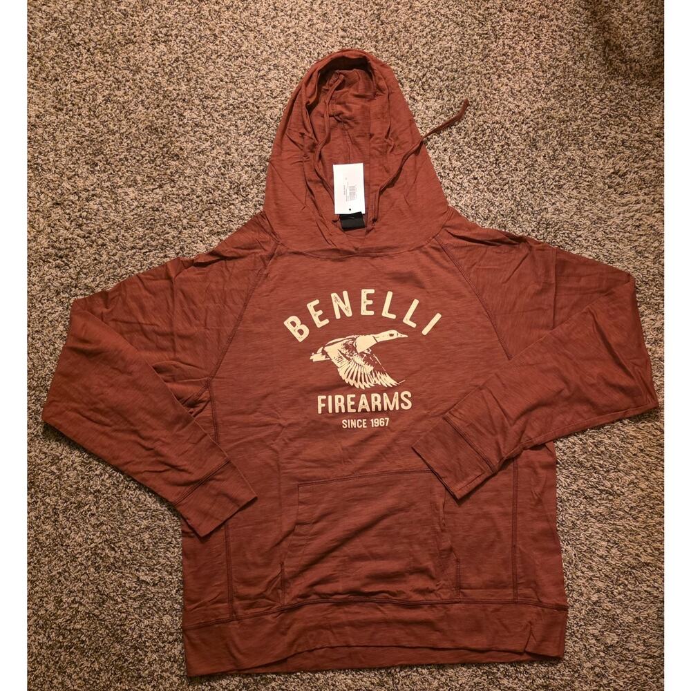 Large Benelli Mediumweight Duck Hoodie New With Tags